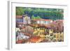 Roof Tops of Lucca, Lucca, Italy-Terry Eggers-Framed Photographic Print