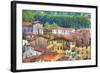 Roof Tops of Lucca, Lucca, Italy-Terry Eggers-Framed Photographic Print