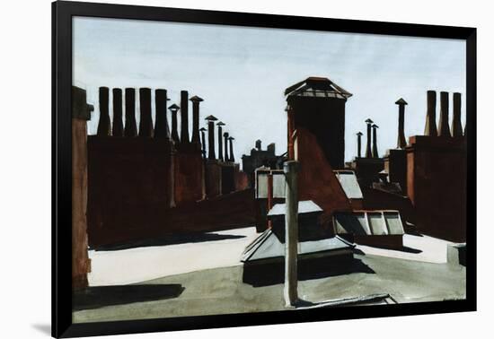 Roofs of Washington Square-Edward Hopper-Framed Giclee Print