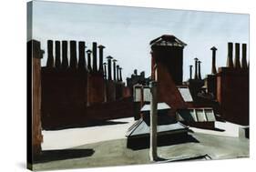 Roofs of Washington Square-Edward Hopper-Stretched Canvas