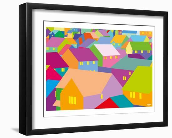 Roofs-Yoni Alter-Framed Giclee Print