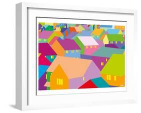 Roofs-Yoni Alter-Framed Giclee Print