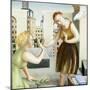 Rooftop Annunciation, 1 (Two Women) 2006-Caroline Jennings-Mounted Giclee Print