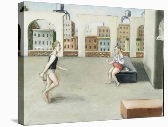 Rooftop Annunciation, 5, 2005-Caroline Jennings-Stretched Canvas