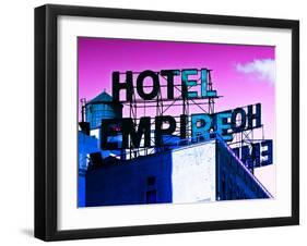 Rooftop, Hotel Empire, Footsteps of Gossip Girls in NYC, Upper West Side of Manhattan, New York-Philippe Hugonnard-Framed Photographic Print