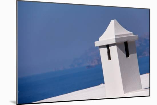 Rooftop in Amalfi Italy Overlooking Mediterranean-null-Mounted Photo