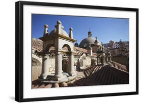 Rooftop of San Francisco Church, La Paz, Bolivia, South America-Ian Trower-Framed Photographic Print