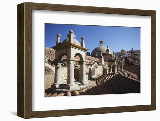 Rooftop of San Francisco Church, La Paz, Bolivia, South America-Ian Trower-Framed Photographic Print