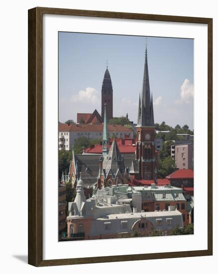 Rooftop Panorama, Gothenburg, Sweden, Scandinavia, Europe-Rolf Richardson-Framed Photographic Print