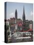 Rooftop Panorama, Gothenburg, Sweden, Scandinavia, Europe-Rolf Richardson-Stretched Canvas