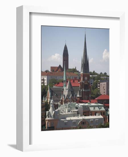 Rooftop Panorama, Gothenburg, Sweden, Scandinavia, Europe-Rolf Richardson-Framed Photographic Print