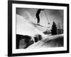 Rooftop Skiing!-null-Framed Photographic Print