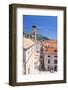 Rooftop view of Main Street Placa, Stradun, Dubrovnik Old Town, UNESCO World Heritage Site, Dubrovn-Neale Clark-Framed Photographic Print