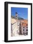 Rooftop view of Main Street Placa, Stradun, Dubrovnik Old Town, UNESCO World Heritage Site, Dubrovn-Neale Clark-Framed Photographic Print