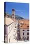 Rooftop view of Main Street Placa, Stradun, Dubrovnik Old Town, UNESCO World Heritage Site, Dubrovn-Neale Clark-Stretched Canvas