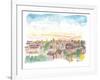 Rooftop View of Oxford England-M. Bleichner-Framed Art Print