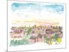 Rooftop View of Oxford England-M. Bleichner-Mounted Art Print