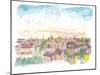 Rooftop View of Oxford England-M. Bleichner-Mounted Art Print