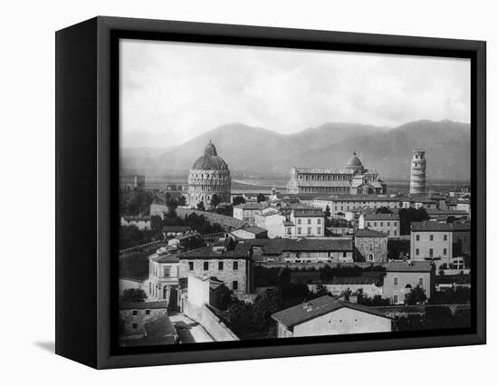 Rooftop View of Pisa-null-Framed Stretched Canvas