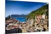 Rooftop View of Vernazza, Cinque Terre, Italy-George Oze-Mounted Photographic Print