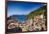 Rooftop View of Vernazza, Cinque Terre, Italy-George Oze-Framed Photographic Print