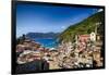 Rooftop View of Vernazza, Cinque Terre, Italy-George Oze-Framed Photographic Print