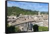 Rooftop view, Viviers, France-Lisa S. Engelbrecht-Framed Stretched Canvas