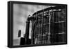 Rooftop Water Tank NYC-null-Framed Poster