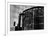 Rooftop Water Tank NYC-null-Framed Photo