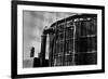 Rooftop Water Tank NYC-null-Framed Photo