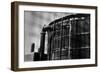 Rooftop Water Tank NYC-null-Framed Photo