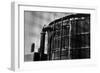 Rooftop Water Tank NYC-null-Framed Photo