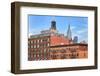 Rooftop Water Tank on a New York Apartment Building, Usa.-Maciej Bledowski-Framed Photographic Print