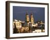 Rooftops and Church at Sunset, Orgiva, Alpujarras, Granada, Andalucia, Spain-Ruth Tomlinson-Framed Photographic Print