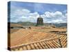 Rooftops and Cusco Cathedral, Cusco, Peru-Miva Stock-Stretched Canvas