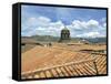 Rooftops and Cusco Cathedral, Cusco, Peru-Miva Stock-Framed Stretched Canvas