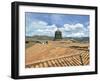 Rooftops and Cusco Cathedral, Cusco, Peru-Miva Stock-Framed Premium Photographic Print