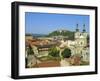 Rooftops and St. Michael's Church, Brno, Czech Republic, Europe-Upperhall Ltd-Framed Photographic Print