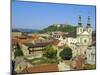 Rooftops and St. Michael's Church, Brno, Czech Republic, Europe-Upperhall Ltd-Mounted Photographic Print