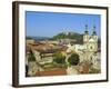 Rooftops and St. Michael's Church, Brno, Czech Republic, Europe-Upperhall Ltd-Framed Photographic Print