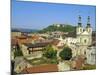 Rooftops and St. Michael's Church, Brno, Czech Republic, Europe-Upperhall Ltd-Mounted Photographic Print