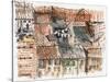 Rooftops, Bogota-Mary Kuper-Stretched Canvas