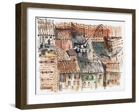 Rooftops, Bogota-Mary Kuper-Framed Giclee Print