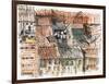 Rooftops, Bogota-Mary Kuper-Framed Giclee Print