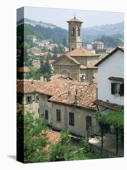 Rooftops, Dogliani, the Langhe, Piedmont, Italy-Sheila Terry-Stretched Canvas