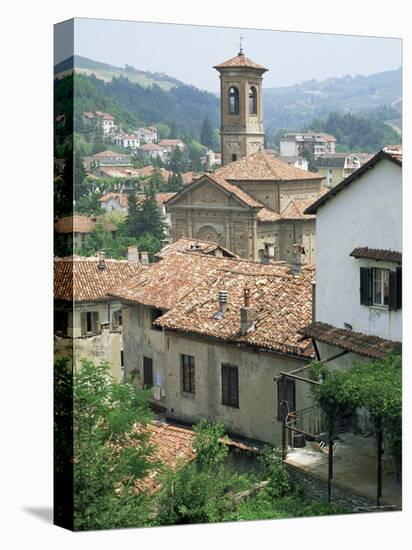 Rooftops, Dogliani, the Langhe, Piedmont, Italy-Sheila Terry-Stretched Canvas