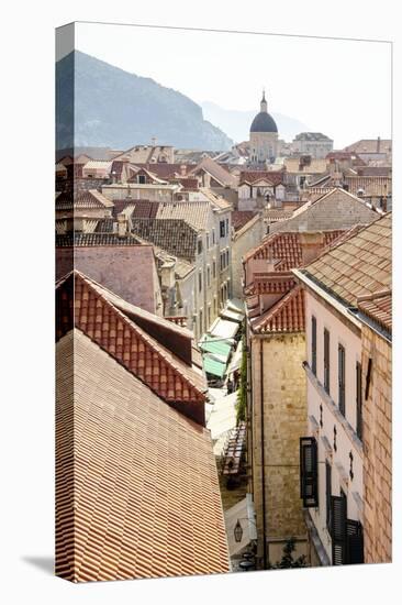 Rooftops - Dubrovnik, Croatia-Laura DeNardo-Stretched Canvas