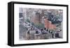 Rooftops, Greenwich Village, West 13th Street, 1986-Anthony Butera-Framed Stretched Canvas