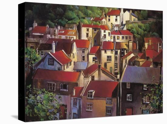 Rooftops II-Michael O'Toole-Stretched Canvas