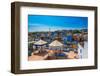 Rooftops in Jodhpur, the Blue City, Rajasthan, India, Asia-Laura Grier-Framed Photographic Print